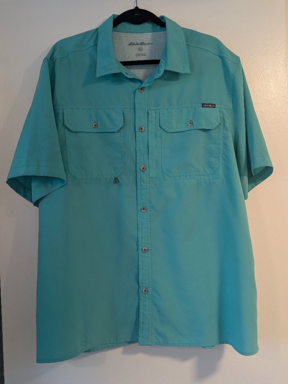 Eddie Bauer Aqua Fishing Shirt